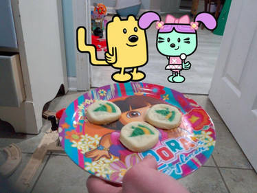 Wubbzy and Daizy coming to have cookies with me