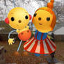 A Very Big Olie and Pollie in my backyard