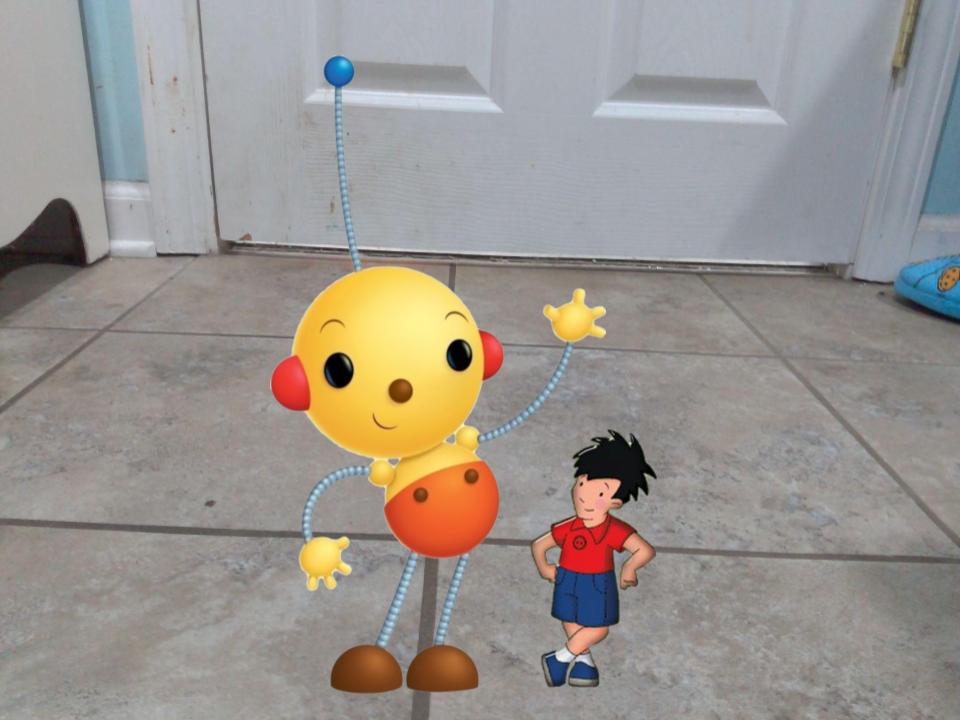 Olie and George in my room