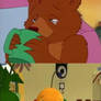 Olie sad for Little Bear crying