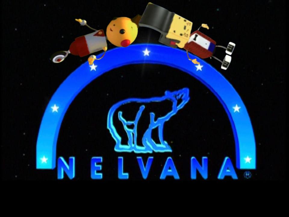 Chunk and Wheelie lay on top of Nelvana