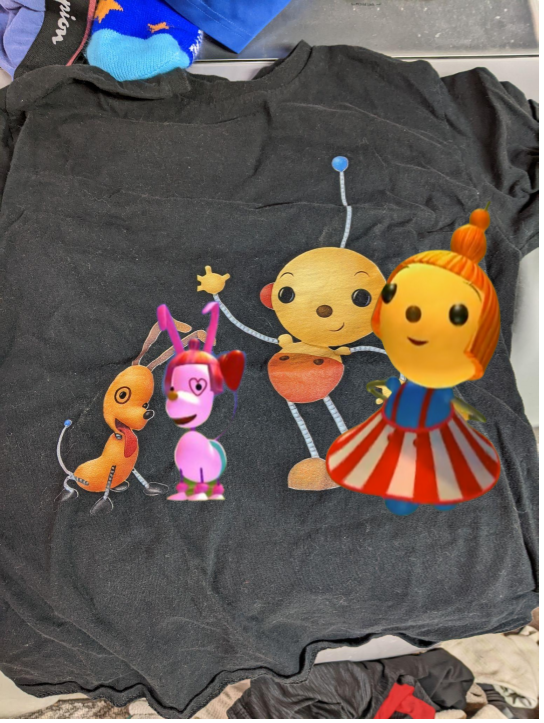 My RPO Shirt, but Fifi and Pollie are on it too