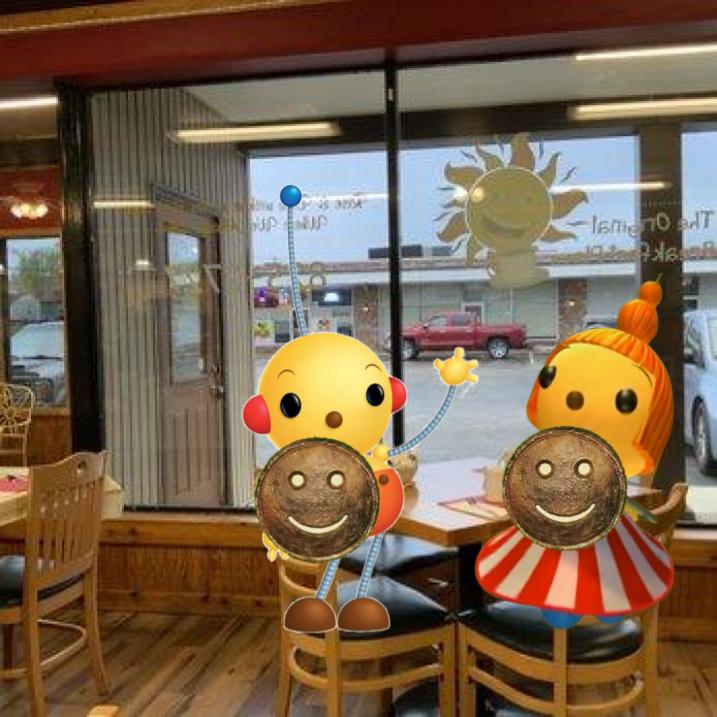 Olie and Pollie have Tubby Toast at a breakfast pl