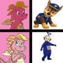 Cassie hates Chase and likes Tinky Winky