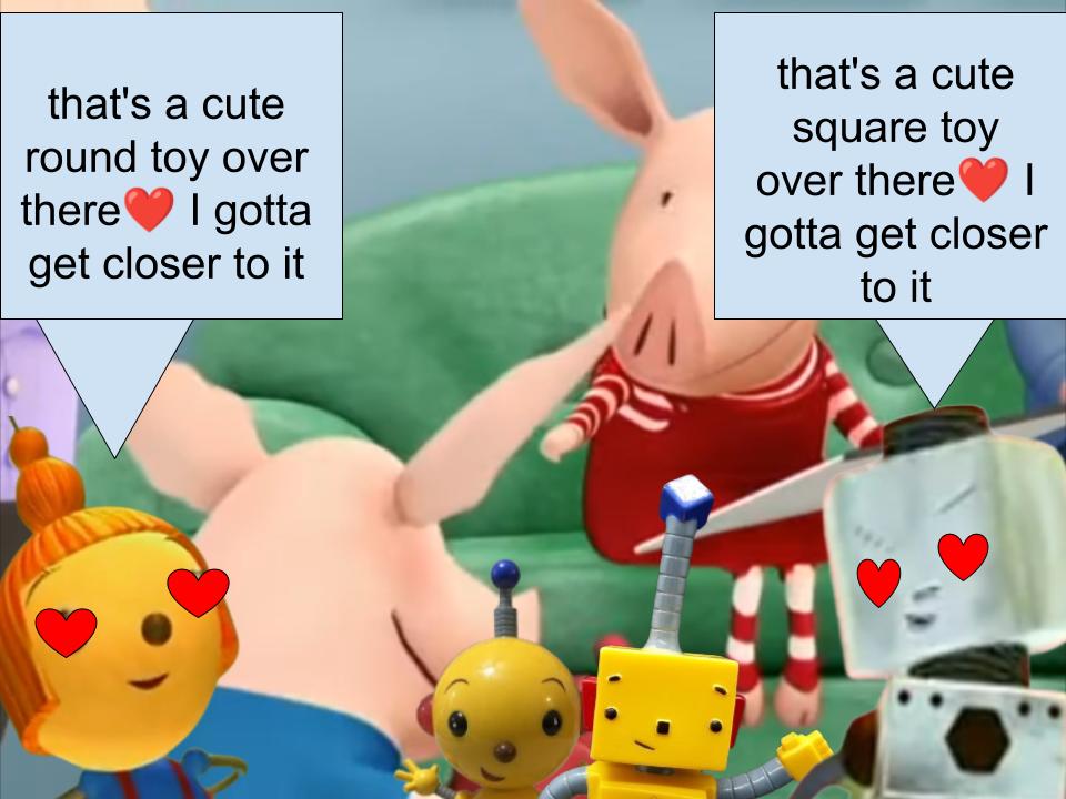 Ian's toys caused two love reactions