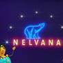 Gizmo and Tricia look at the Nelvana neon logo