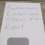 Bear's name with shows I like