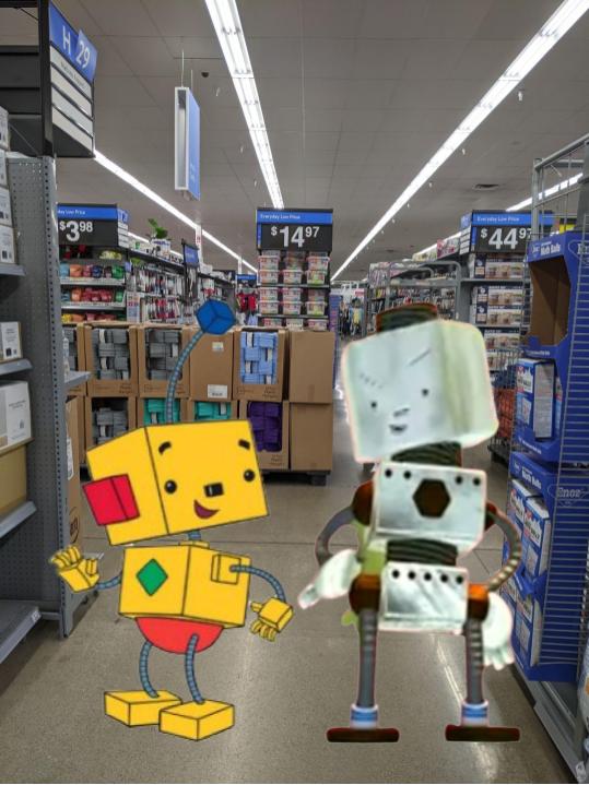 Billy and Screwy at Walmart