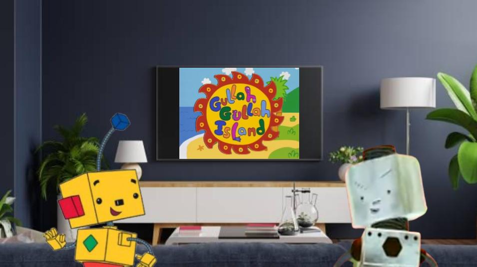 Billy and Screwy watch Gullah Gullah Island