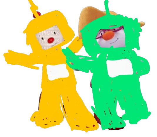 JoJo and Skeebo Teletubbies