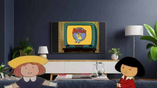 Madeline and Pepito watch Arthur