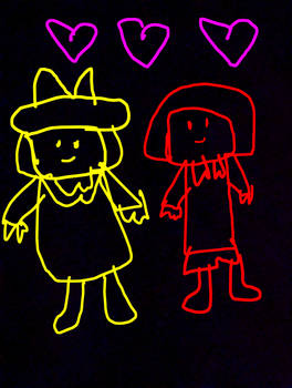 Madeline X Pepito art in the dark