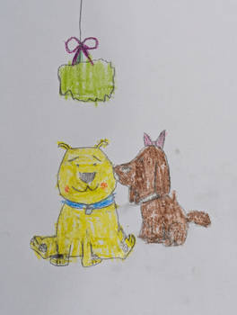 T Bone's Mistletoe kiss from Mimi