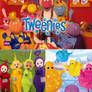 The Teletubbies and Boohbahs love Tweenies