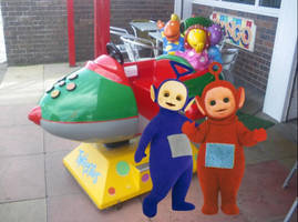 Tinky Winky and Po gonna go on the Tweenies Kiddie