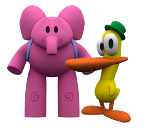 Elly and Pato PNG