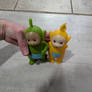 Dipsy and Laa Laa going somewhere together