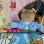 Arthur sleeps in my bed