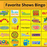 Favorite Shows Bingo #1