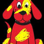 Clifford The Big Red and Yellow Doodled Dog