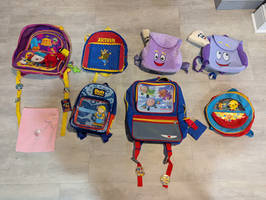 My backpacks from shows I like (version 3)