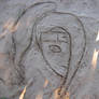 Deidara picture on sand