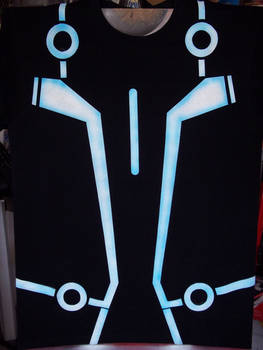 TRON T SHIRT AIRBRUSHED