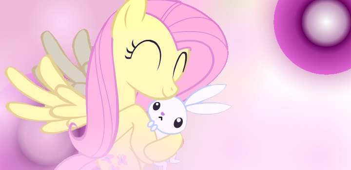 Fluttershy Hug's A Bunny by FillyGilda on DeviantArt