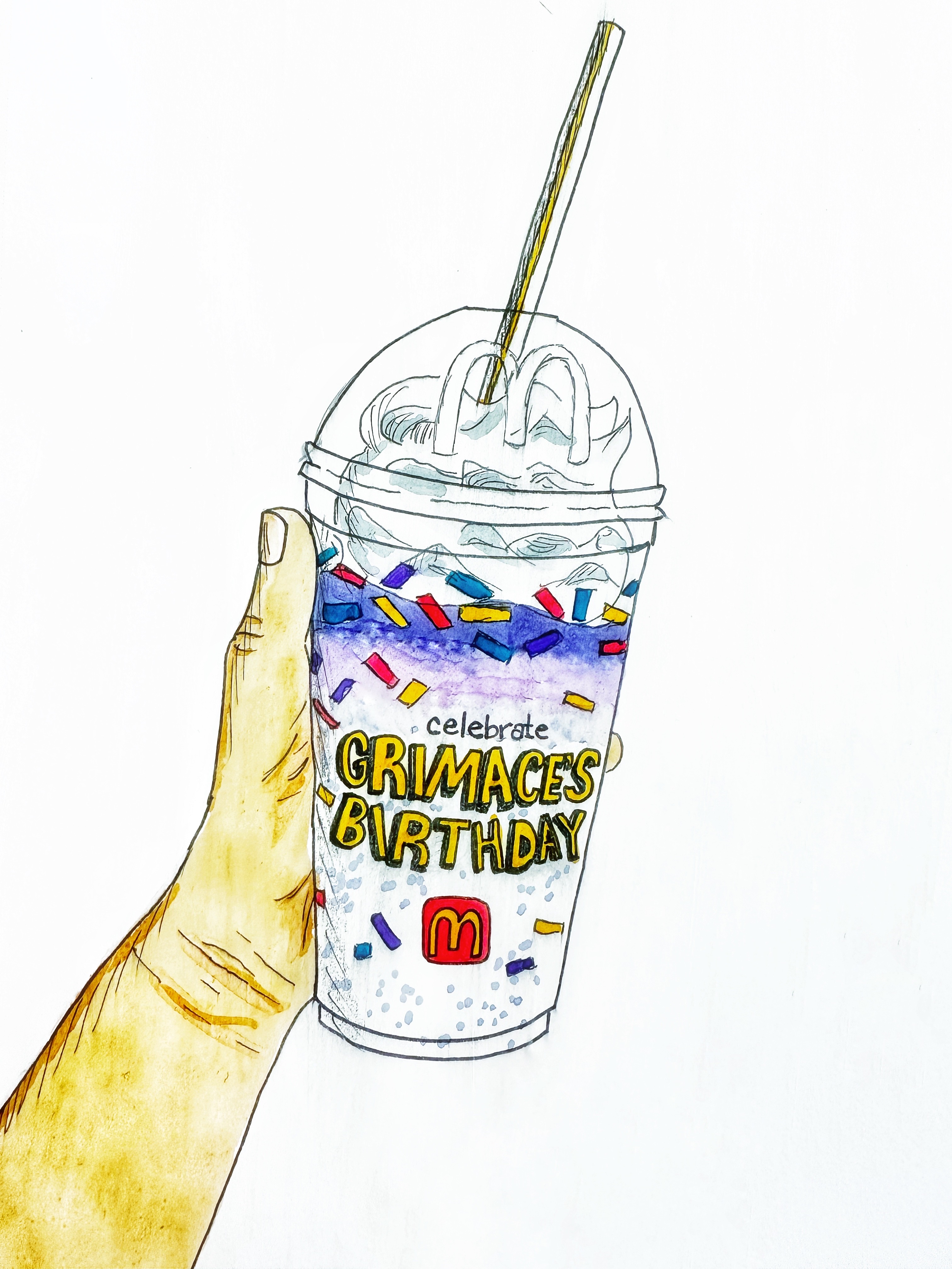 Deviantart Shake Grimace Shake by artistmarianhayes on DeviantArt