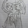 Lady Rainicorn and Jake - Humanized