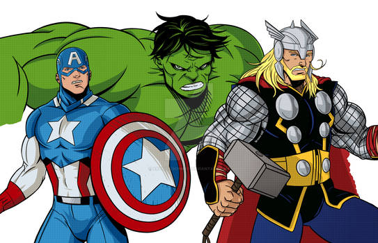 Avengers Color WIP 3