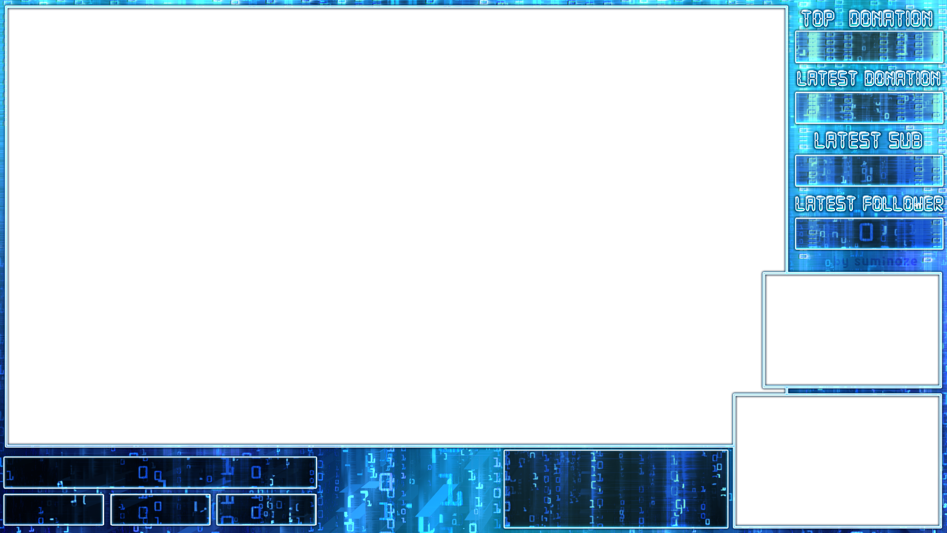 Tech|Digital|Free osu! Twitch Stream Overlay 1080P by lovelymin on ...