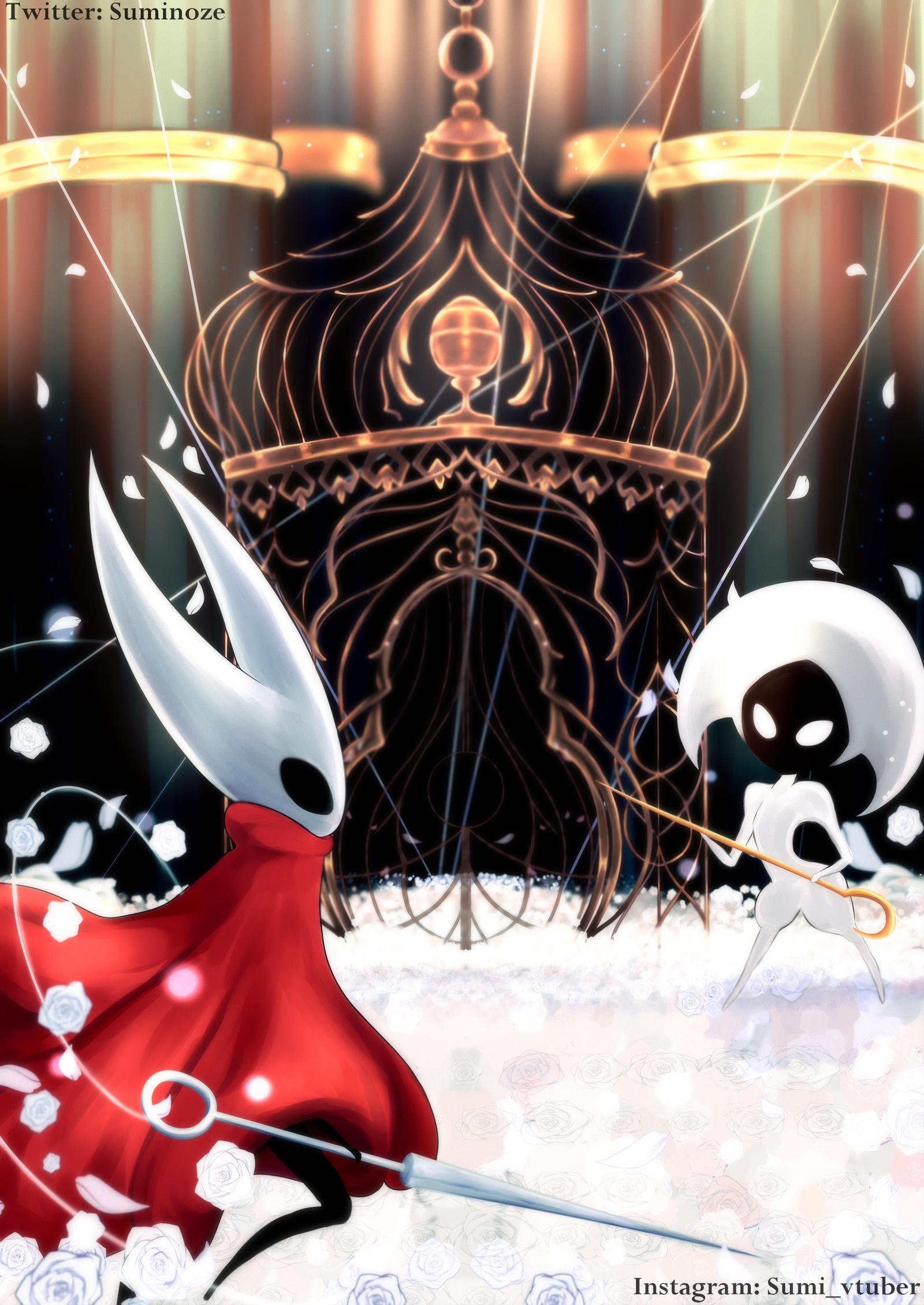 Hornet And Lace Hollow Knight Silksong Fanart By Lovelymin On DeviantArt hornet-and-lace-hollow-knight-silksong-fanart-by-lovelymin-on-deviantart