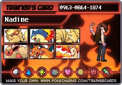 Fire Type Trainer Card