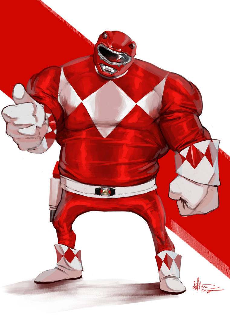MMPR Red Ranger by Yungshakespeare on DeviantArt