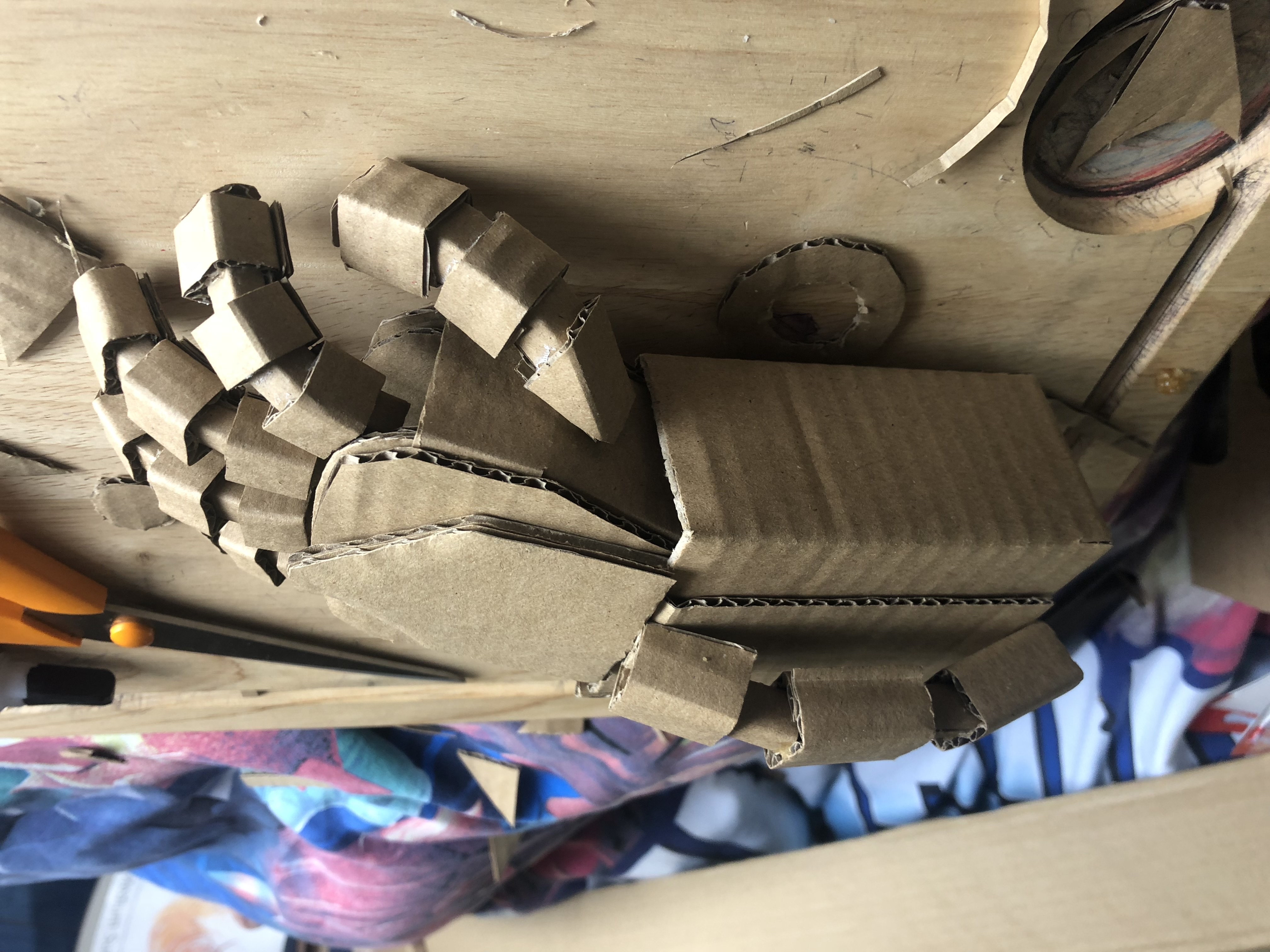 Cardboard robot hand by Hibobretreat on DeviantArt