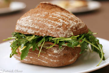 Ham-cheese-roquette 'wich by patchow
