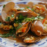 Stir fried clams