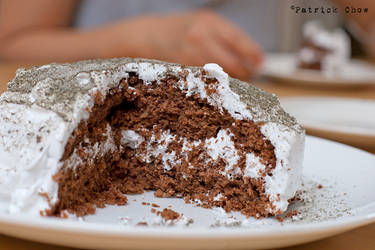 Black sesame coconut cake 2 by patchow