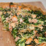 Salmon quiche