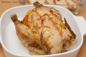 Grilled orange chicken