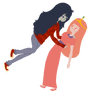 Princess Bubblegum and Marceline