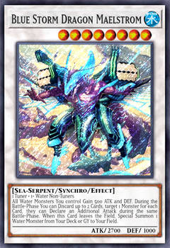 Blue Storm Dragon Maelstrom