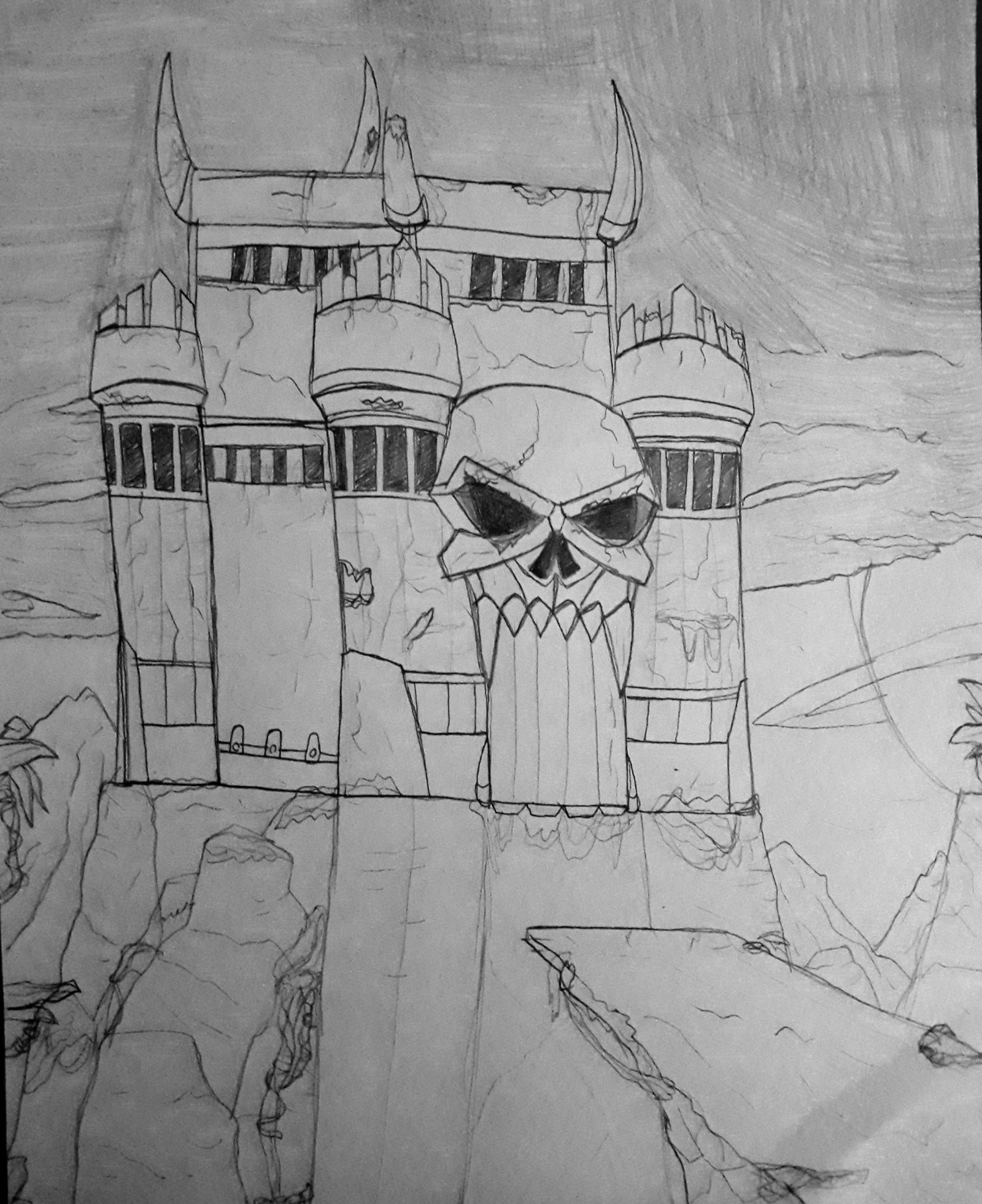 Masters of the Universe Castle Grayskull (Sketch) by York120 on DeviantArt