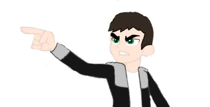 Pointing Accusingly Sticker Evan(Me) Accusingly pointing by York120 on DeviantArt