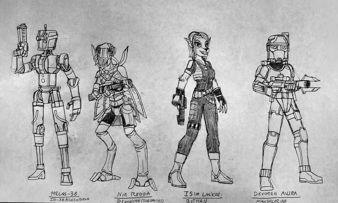 SW Crossover Universe: Bounty Hunters #1 by York120 on DeviantArt