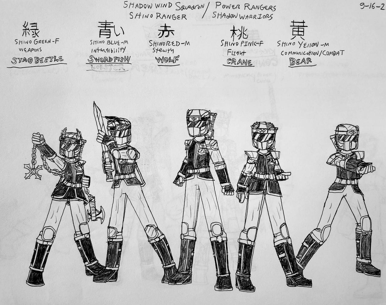 Shadow Wind Squadron ShinoRanger. by York120 on DeviantArt