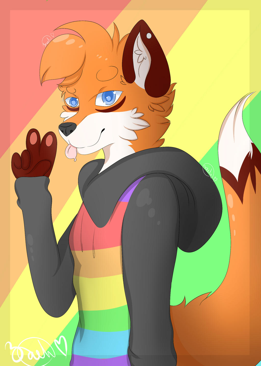 Cute Gay Fox (Free Art) by Eckobass on DeviantArt