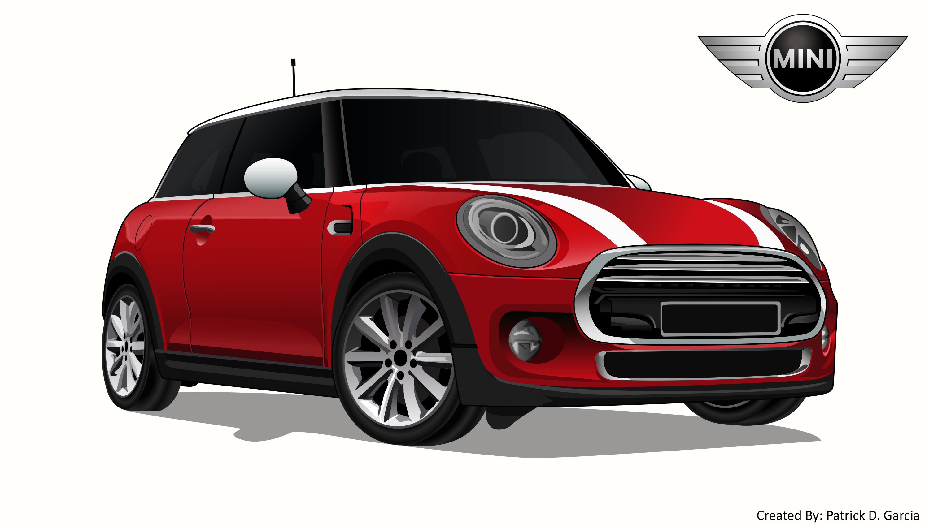 Mini Cooper вектор