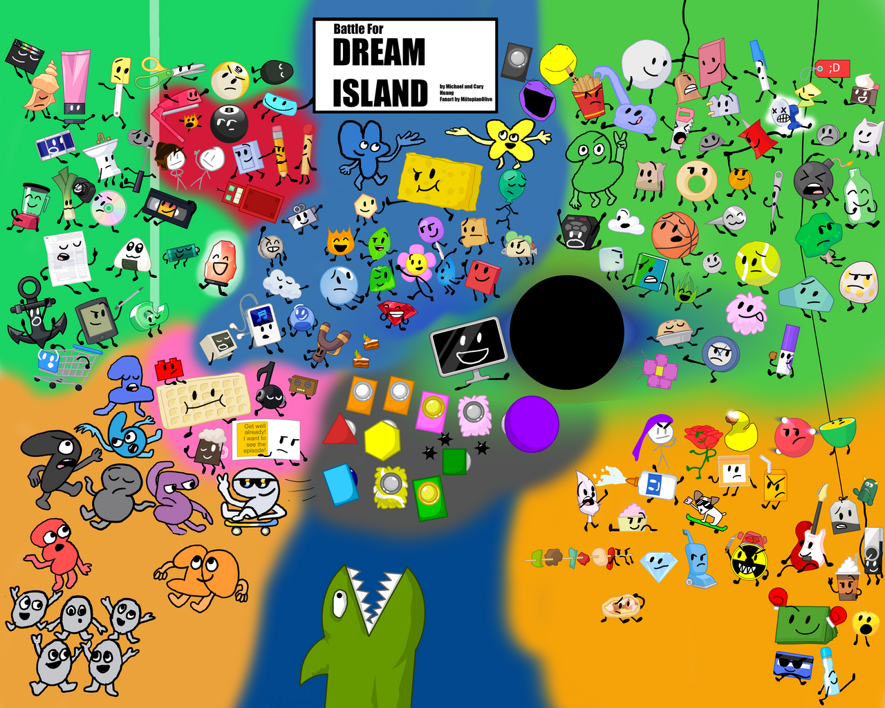BFDI: A Group Shot by MiitopianOliveDA on DeviantArt